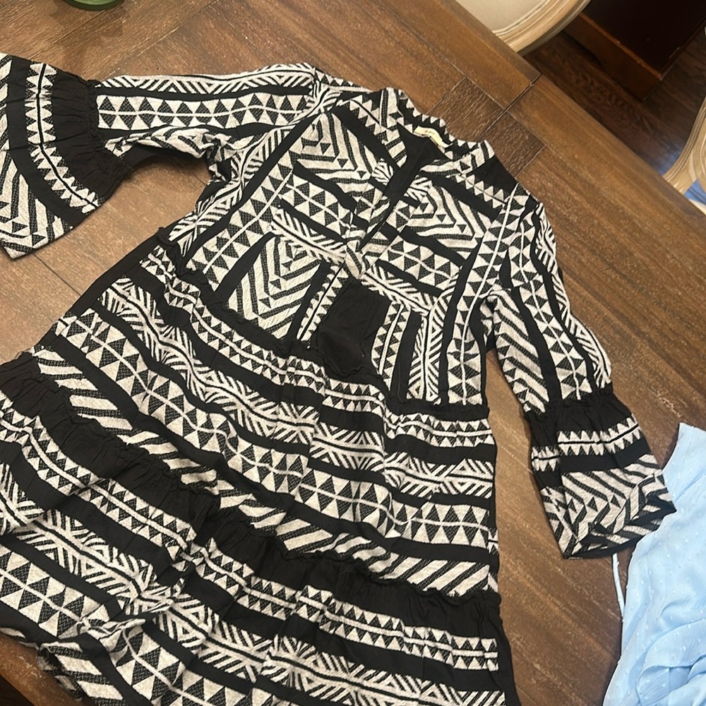 Size large cover up/ mini dress